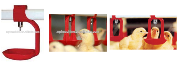 Stainless Steel broiler layer metal nipple drinker for Poultry chicken drinking system line