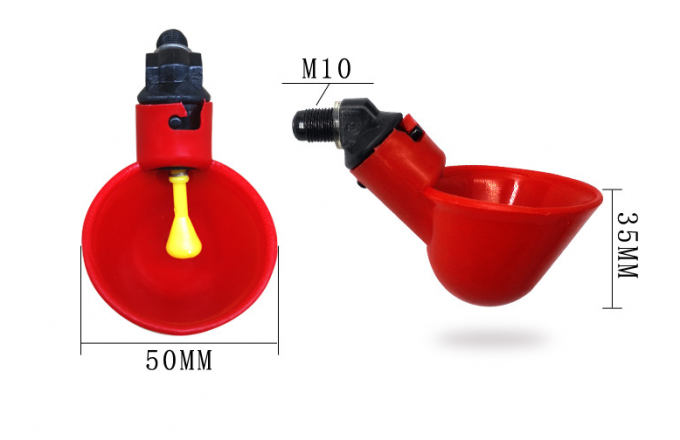 पशु फार्म उपकरण स्वचालित चिकन बर्ड कॉप पोल्ट्री पानी पीने का कटोरा प्लास्टिक चिकन चिक फाउल निपल ड्रिंकर ड्रिप 2