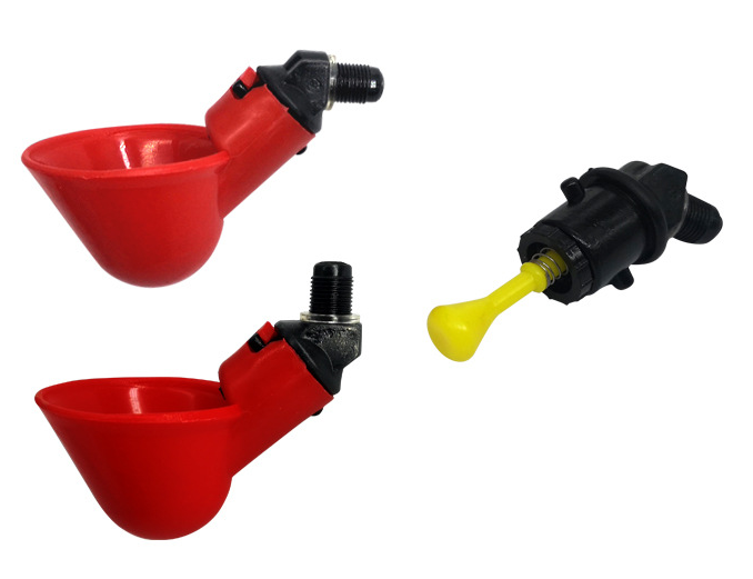 पशु फार्म उपकरण स्वचालित चिकन बर्ड कॉप पोल्ट्री पानी पीने का कटोरा प्लास्टिक चिकन चिक फाउल निपल ड्रिंकर ड्रिप 3