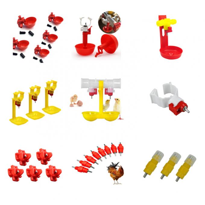 निपल ड्रिंकिंग सिस्टम ब्रॉयलर पोल्ट्री ड्रिंकिंग लाइन 50 मिमी-250 मिमी ट्यूब 6